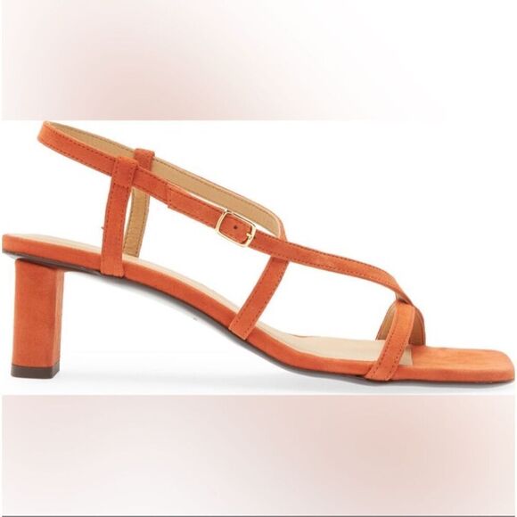 FRAME Denim $398 Le Braxton Strapy Suede Sandal NWT - Picture 3 of 14